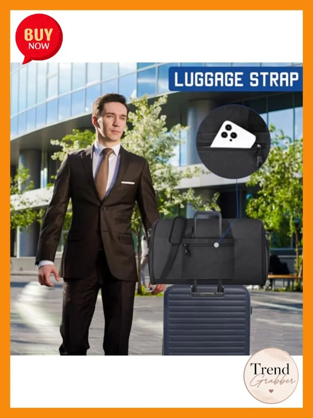 Convertible Garment Duffle Bag Carry On Suit Bag with Shoe Compartment